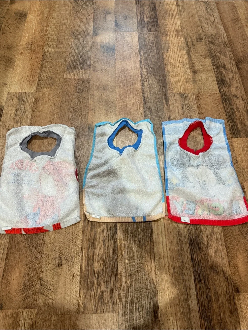 Disney Mickey Mouse Spidey and Toy Story Bib Set